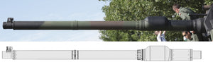 Master GM-35-060 K2 Black Panther - lufa działa Hyundai WIA CN08 120mm 55cal (do modelu Academy) 1/35 – zdjęcie 20