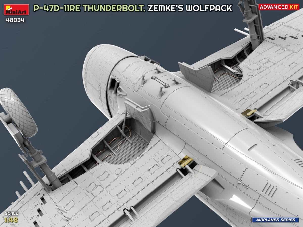 MiniArt 48034 P-47D-11RE Thunderbolt. Zemke&amp;#39;s Wolfpack. Advanced Kit 1/48 – zdjęcie 13