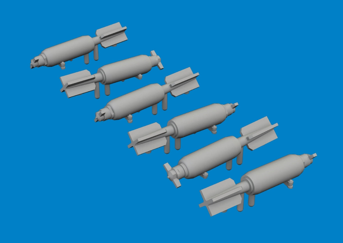 Eduard 6481078 Bombes à fragmentation P-40 de 30 lb IMPRESSION EDUARD 1/48