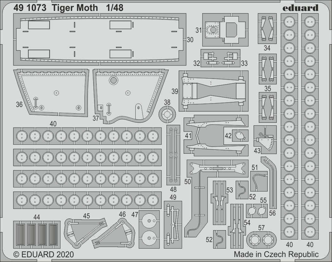 Eduard 491073 Tiger Moth 1/48 AIRFIX – immagine 2