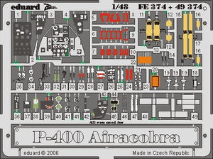 Maquette Eduard FE374 P-39/P-400 au 1/48 Hasegawa