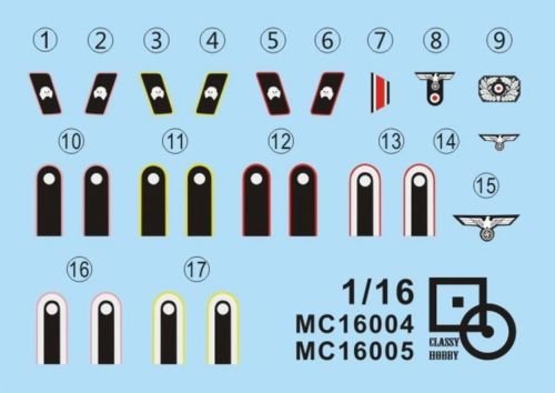 Classy Hobby MC16004 1/16 W.W.II German Panzer Crew (Driver) – zdjęcie 4