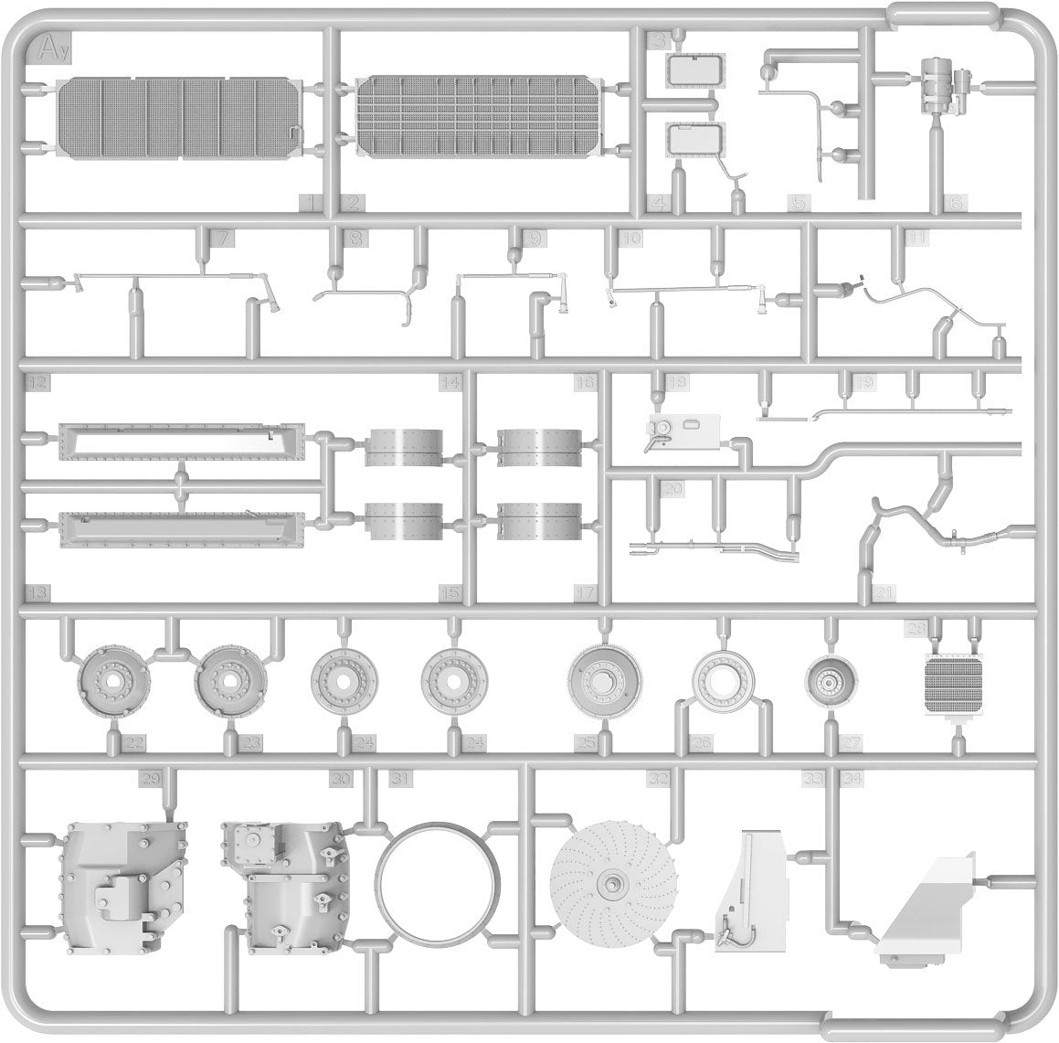 MiniArt 37051 T-54 PREMIÈRE VERSION DE LA TRANSMISSION 1/35 – imagen 6