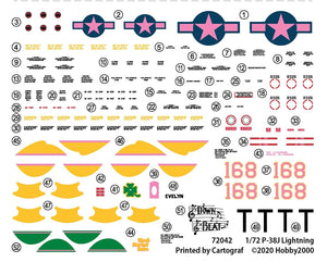 Hobby 2000 72042 P-38J Lightning - Pacific 1944 1/72 – image 2
