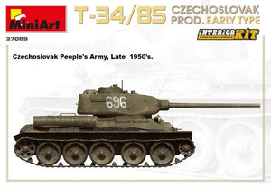 Miniart 37069 T-34/85 Production tchécoslovaque Type précoce 1/35 – immagine 8