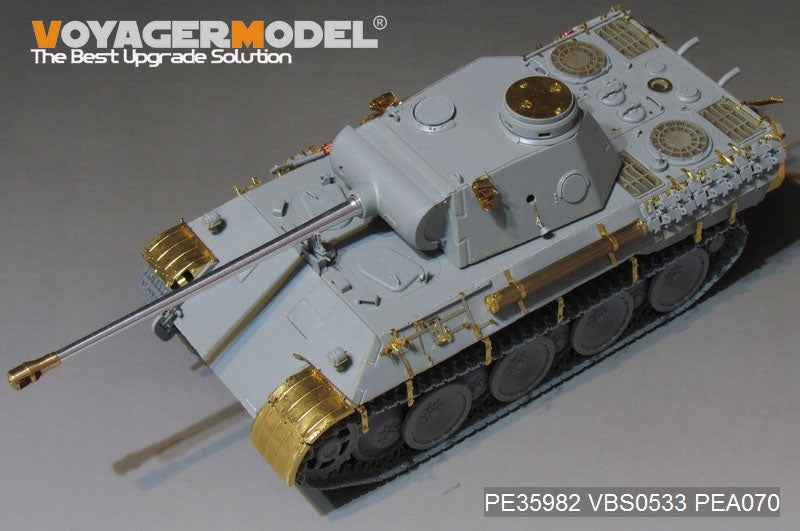 Maquette Voyager PE35982 Char Panther D allemand de la Seconde Guerre mondiale, version initiale de base, pour TAKOM 2103 au 1/35 – image 4
