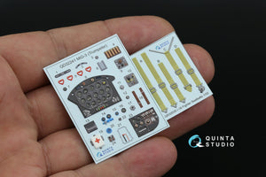 Intérieur du MiG-3 Quinta Studio QD+32241 imprimé en 3D et coloré sur papier décalcomanie (Trumpeter) (avec pièces en résine imprimées en 3D) 1/32 – image 4