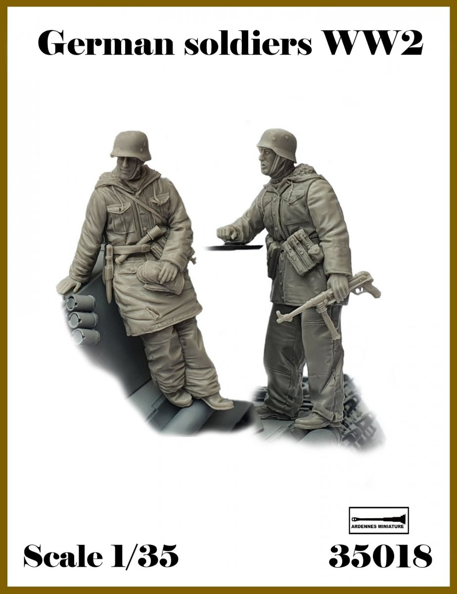 Ardennes Miniature 35018 Soldats allemands de la Seconde Guerre mondiale 1/35