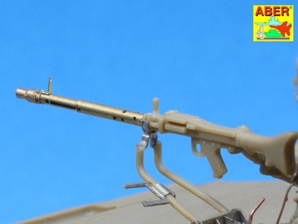 Aber 35L-098 Ensemble de 2 canons pour mitrailleuse de char allemande MG 34 avec Panzermantel (1/35) – imagen 6