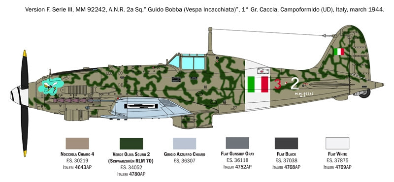 Italeri 2519 Macchi C.205 Veltro 1/32 – image 17