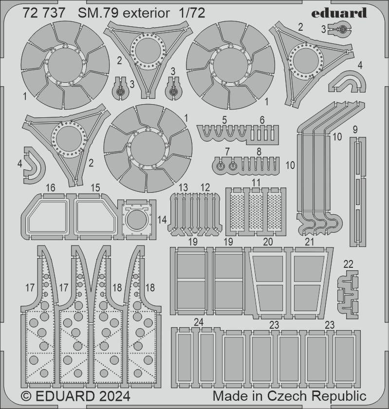 Eduard BIG72181 SM.79 ITALERI 1/72 – image 2
