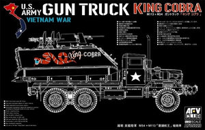 AFV Club 35323 Camion armé de l&amp;#39;armée américaine « King COBRA » (guerre du Vietnam) M113 + M54 1/35