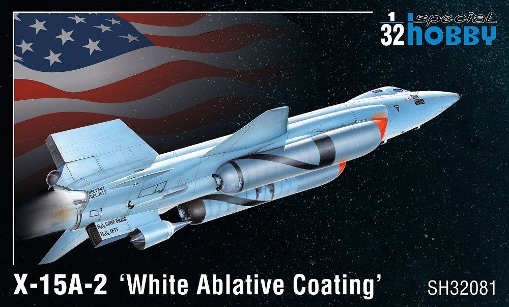 Special Hobby 32081 X-15A-2 Revêtement ablatif blanc 1/32