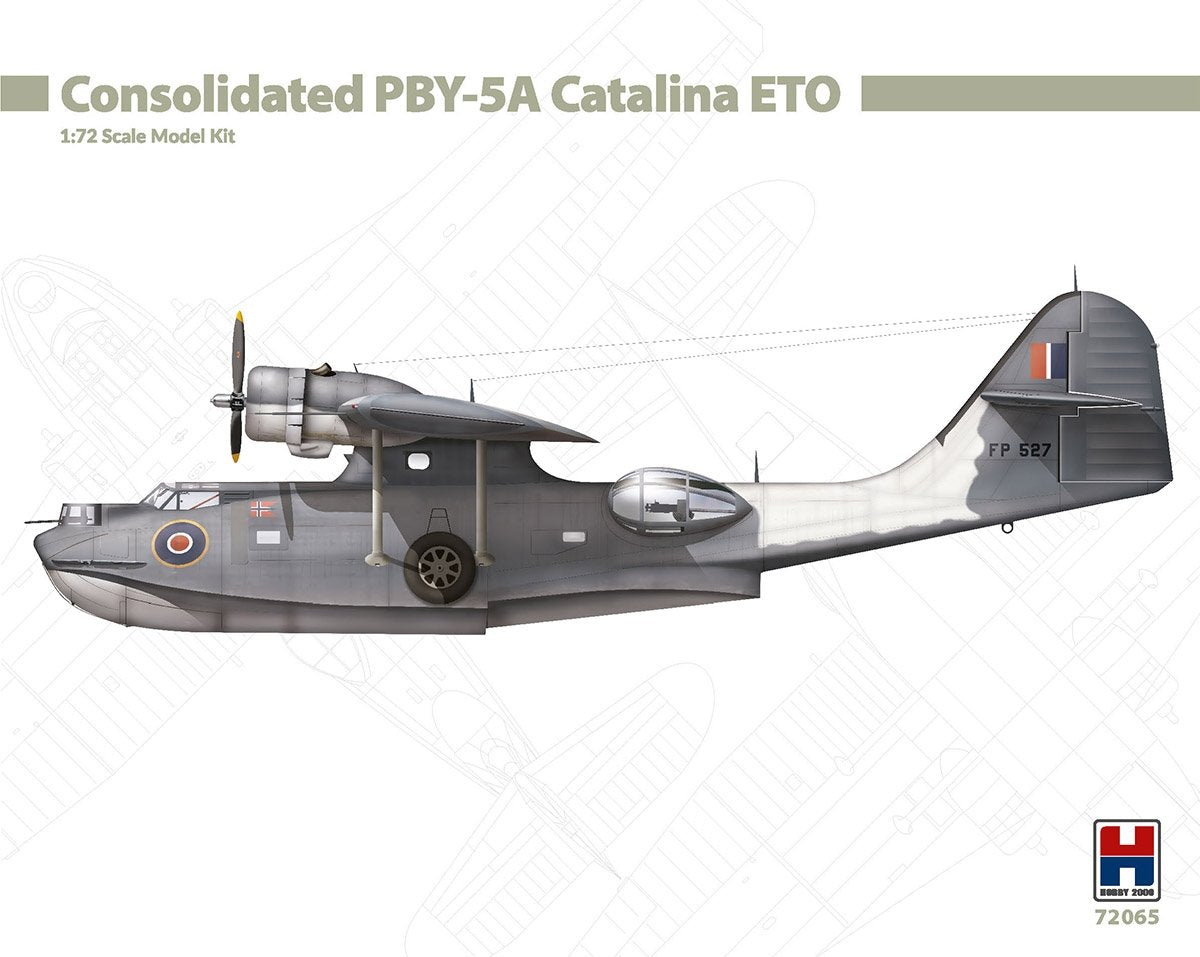 Hobby 2000 72065 Consolidated PBY-5A Catalina ETO (Academy + CARTOGRAF + MASQUES) 1/72