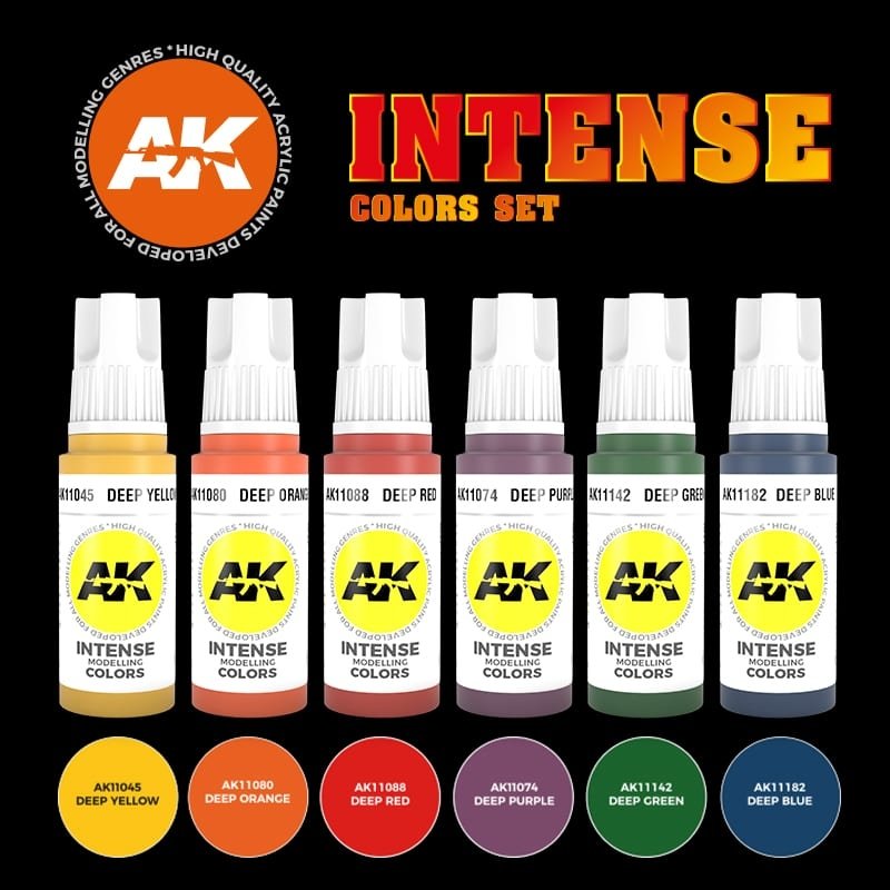 AK Interactive AK11612 3G ENSEMBLE DE COULEURS INTENSES – immagine 3