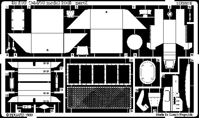 Eduard 35270 T-34/76 modèle 1942 1/35 Zvezda – image 3