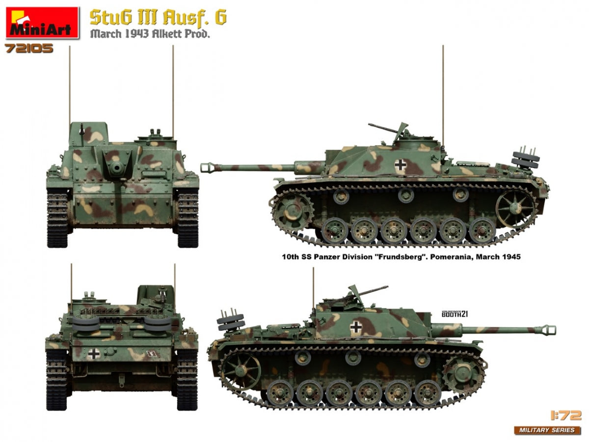 MiniArt 72105 StuG III Ausf. G Mars 1943 Prod. 1/72 – image 13