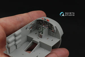 Intérieur imprimé en 3D et coloré sur papier décalcomanie pour Boeing B-17G (modèles HK) de Quinta Studio QDS-48561 (petite version) à l&amp;#39;échelle 1/48 – immagine 13