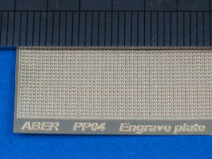Aber PP04 Engrave plate (88 x 57mm) - pattern 04