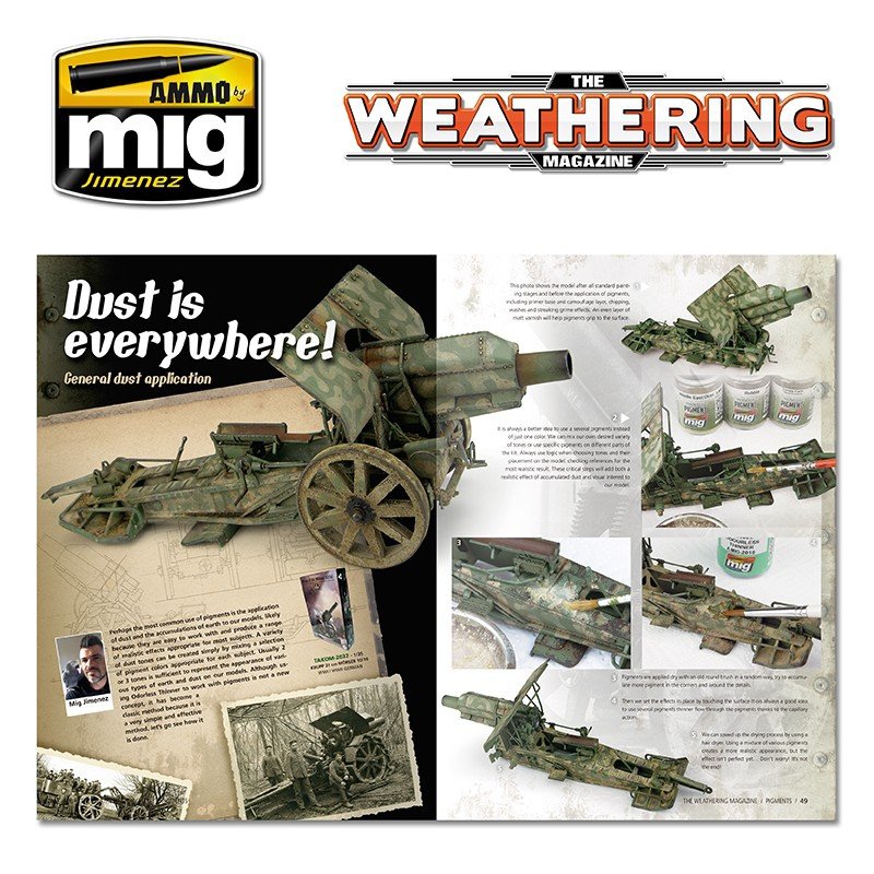 Munitions de Mig Jimenez 4518-EN TWM ÉDITION 19 - PIGMENTS (ANGLAIS) – Bild 7