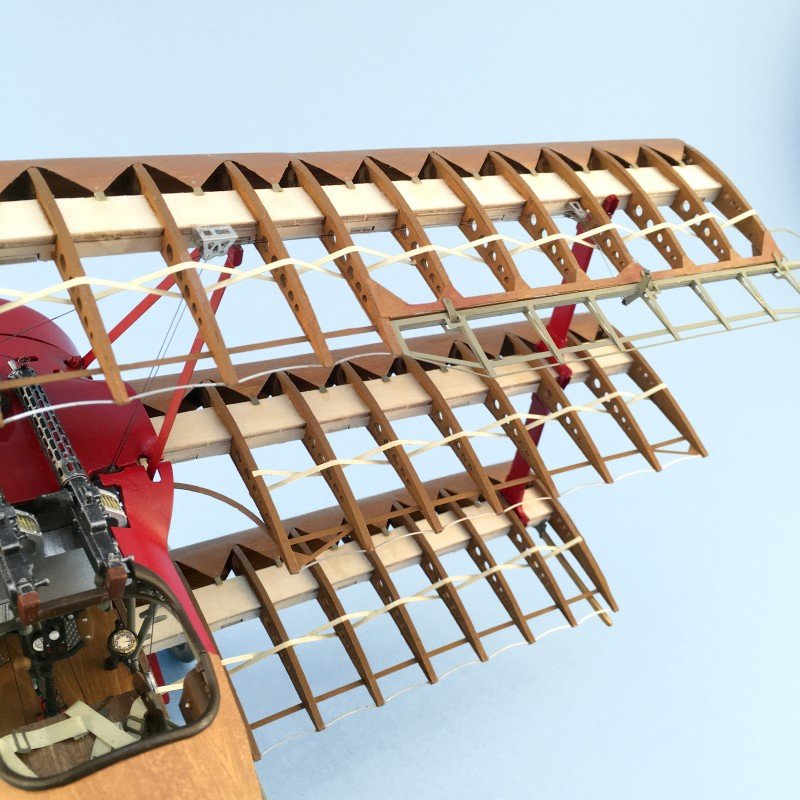 Artesania Latina 20350 Fokker Dr.I Red Baron&amp;#39;s Airplane 1/16 – zdjęcie 10