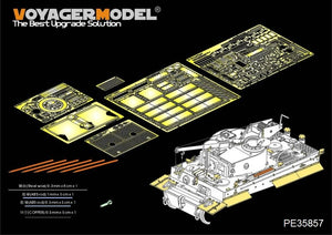 Maquette Voyager PE35857 Bergepanzer Tiger I allemand de base de la Seconde Guerre mondiale (pour RMF RM-5008) 1/35