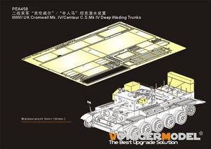 Maquette Voyager PEA458 WWII UK Cromwell Mk. IV/Centaur CSMk IV Bottes de gué profondes (Pour TAMIYA 35221/35232) 1/35