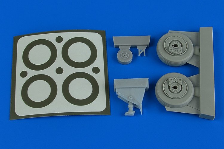 Roues et masques de peinture Aires 4788 A-1J Skyraider 1/48 TAMIYA