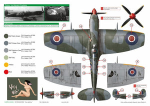 Décalcomanies Exito ED72003 Sexy Spitfires - Supermarine Spitfire LF Mk Vb - VIII - IXe 1/72 – image 6