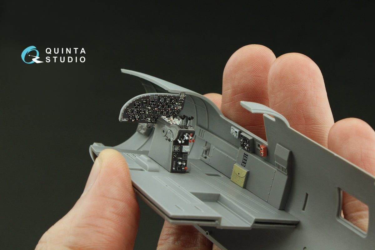 Quinta Studio QD48494 B-26B/C Marauder Intérieur coloré imprimé en 3D sur papier décalcomanie (ICM) 1/48 – Bild 13