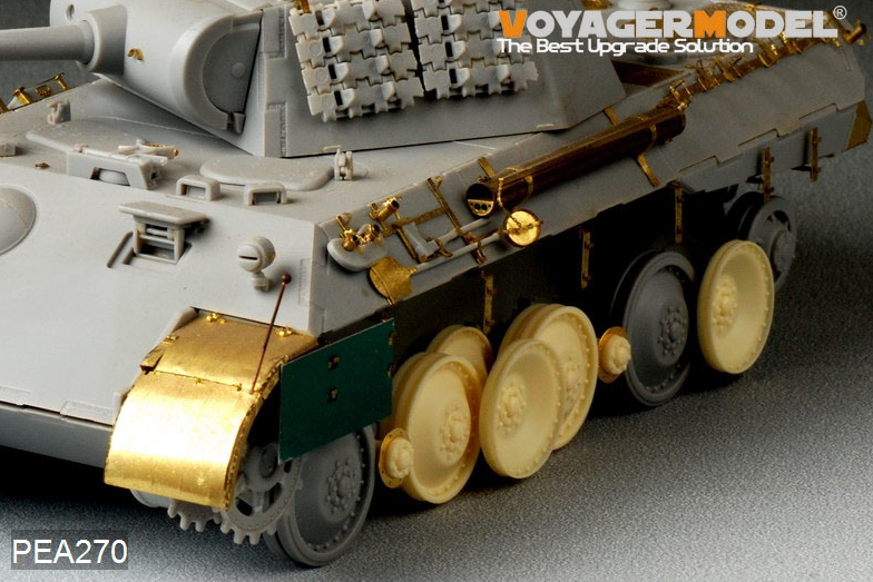 Maquette Voyager PEA270, Jagdpanzer Panther A/G/F allemand de la Seconde Guerre mondiale, roues de route dégradées (GP), échelle 1/35 – image 2