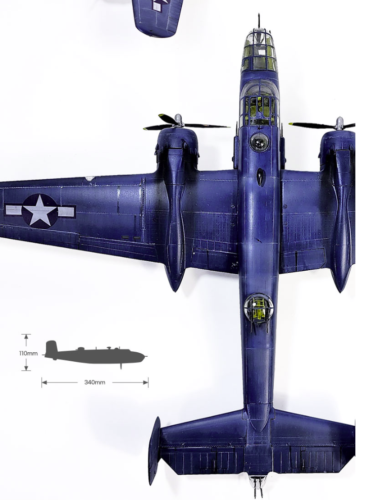 Maquette Academy 12334 USMC PBJ-1D B-25 Mitchell 1/48 – Bild 7