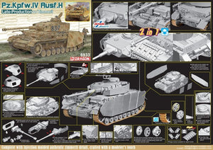 Dragon 6933 Pz.Kpfw.IV Ausf.H Production tardive avec Zimmerit 1/35 – image 2