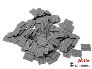 Tuiles de toit ET Model P35-206 de la Seconde Guerre mondiale, type Mendip, échelle 1/35 – imagen 2