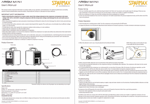 Kit Sparmax 1MSETSS Arism Mini : tuyau de 2 m, HB-040, pot de nettoyage pour aérographe – immagine 2