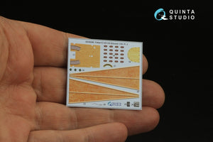 Intérieur imprimé en 3D et coloré sur papier décalcomanie Quinta Studio QD48298 Fokker EV-DVIII (Eduard) 1/48 – imagen 3