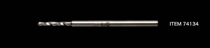 Foret à pivot fin Tamiya 74134, 1,0 mm - Diamètre de la tige : 1,5 mm
