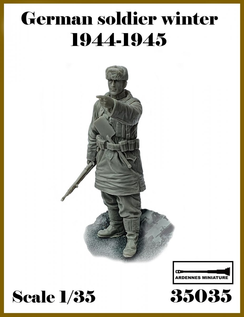 Ardennes Miniature 35035 SOLDAT ALLEMAND HIVER 1944-1945 1/35