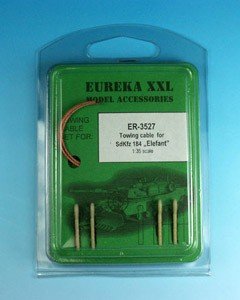 Eureka XXL ER-3527 Câble de remorquage pour Sd.Kfz. 184 Éléphant 1/35