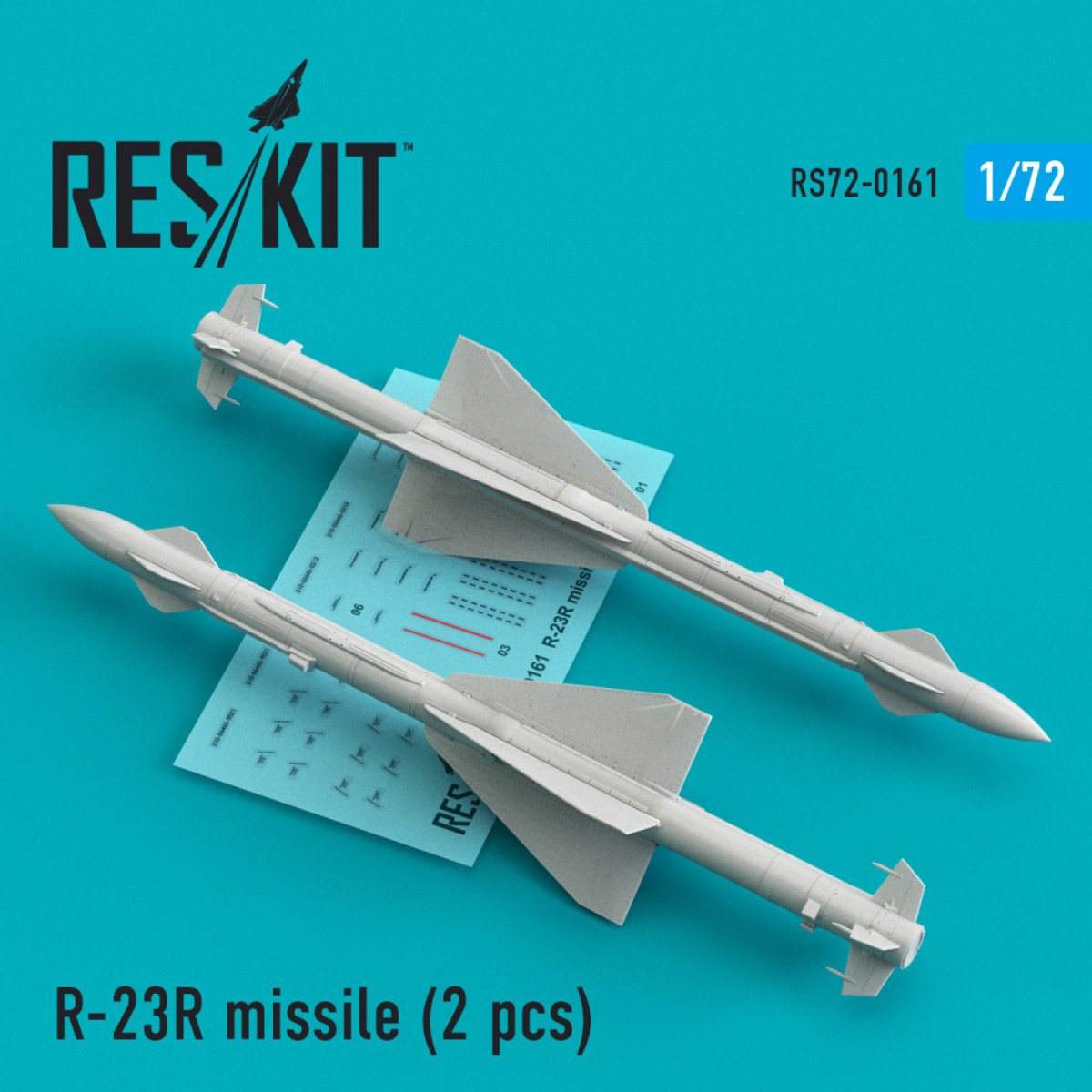 RESKIT RS72-0161 MISSILES R-23R (2 PIÈCES) 1/72