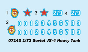 Trumpeter 07143 Soviet JS-4 Heavy Tank 1/72 – zdjęcie 4