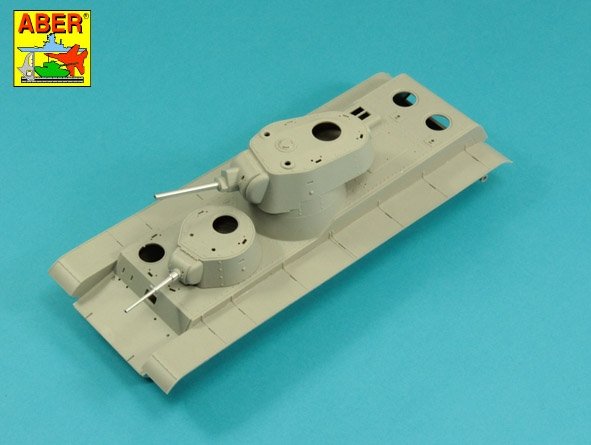 Aber 35L-318 Główne uzbrojenie do radzieckiego ciężkiego czołgu SMK 1X76,2mm L-11, 1x45mm M1932 1/35 – zdjęcie 3