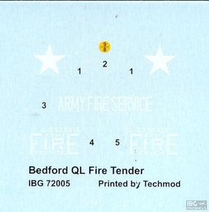 Camion de pompiers Bedford QL IBG 72005 1/72 – image 5