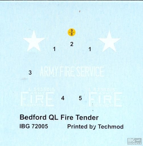 Camion de pompiers Bedford QL IBG 72005 1/72 – image 5