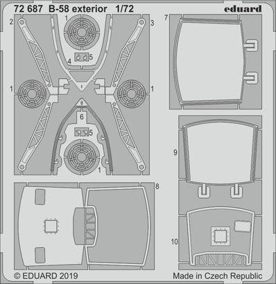 Eduard BIG72149 B-58 TAMIYA 1/72 – Bild 2