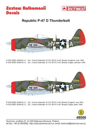 Techmod 48006 - Republic P-47D Thunderbolt 1/48 – Bild 2
