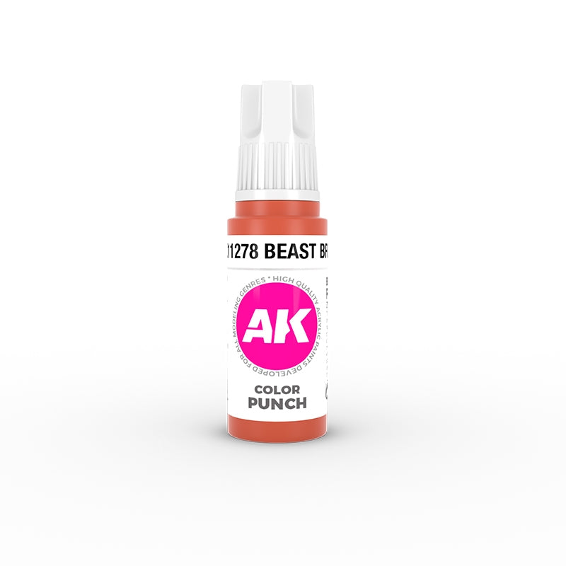 AK Interactive AK11278 BEAST BROWN – COLOR PUNCH 17ml – Bild 2