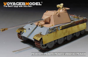Plan de conception de base du prototype de Panther II allemand de la Seconde Guerre mondiale (Voyager Model PE351071) pour Amusing Hobby à l&amp;#39;échelle 1/35 – image 3