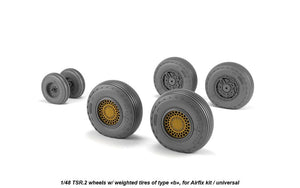 Armory Models AW48413 Roues BAC TSR.2 avec pneus lestés, type « b » (GY) 1/48 – Bild 3