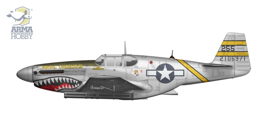 Arma Hobby 70075 P-51B Mustang Chine, Birmanie, Inde 1/72 – Bild 3